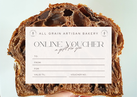 With THANKS Online Gift Voucher- All Grain Artisan